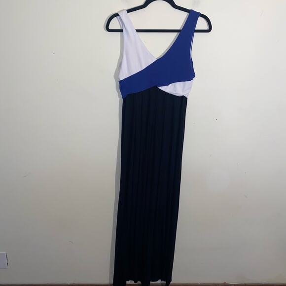 ANTHRO MAEVE color block maxi dress S - Picture 3 of 6